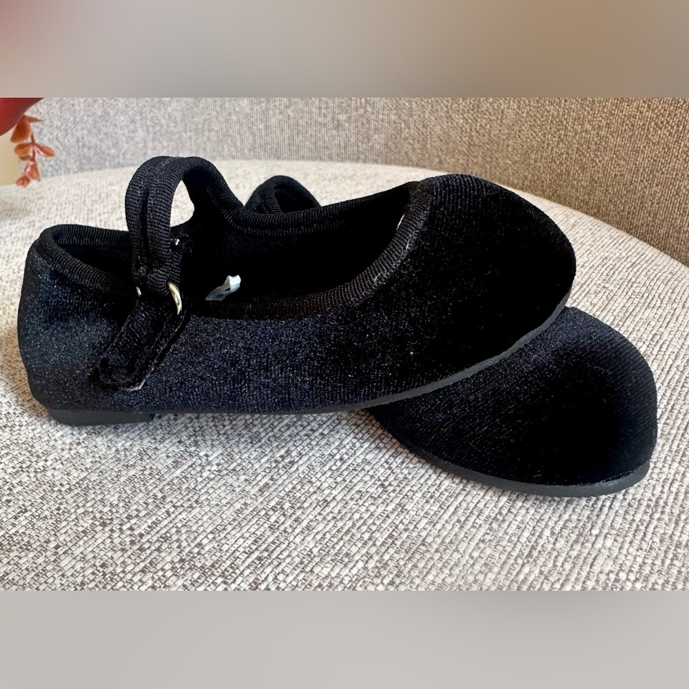 Black Kids Ballet Shoes
